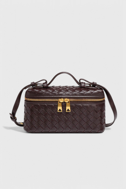Milla™ | Mini sac tissé à accessoires dorés