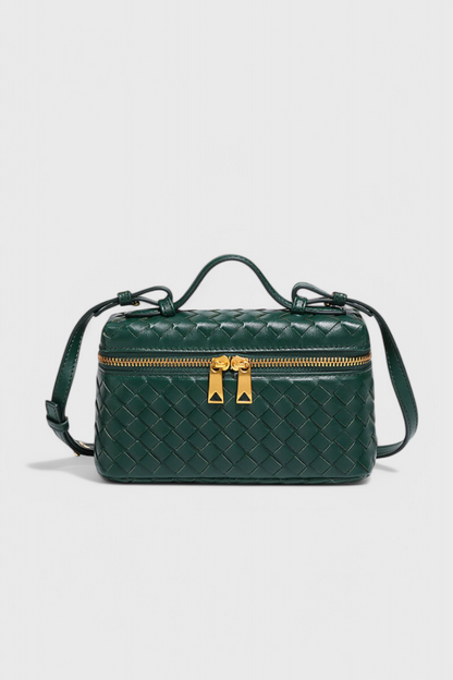 Milla™ | Mini sac tissé à accessoires dorés