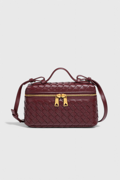 Milla™ | Mini sac tissé à accessoires dorés