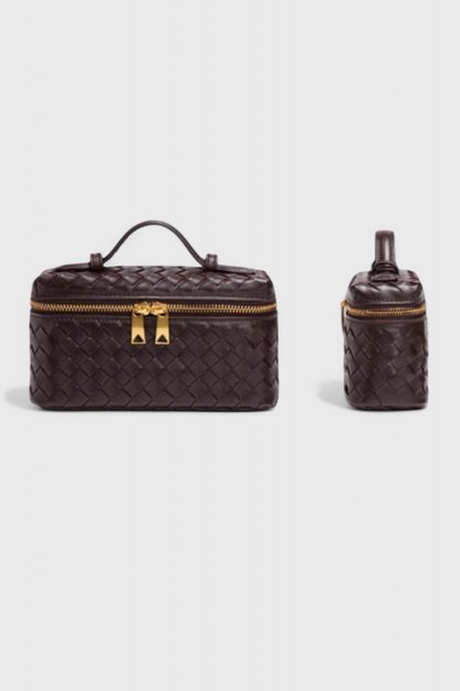 Milla™ | Mini sac tissé à accessoires dorés