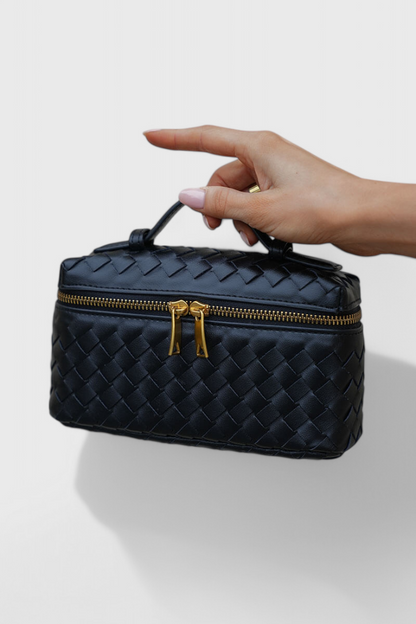 Milla™ | Mini sac tissé à accessoires dorés