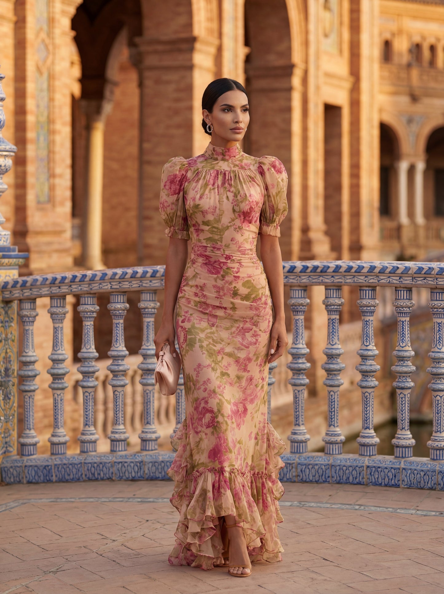 Robe Élégante Rosario en Soie – Maison de Lune