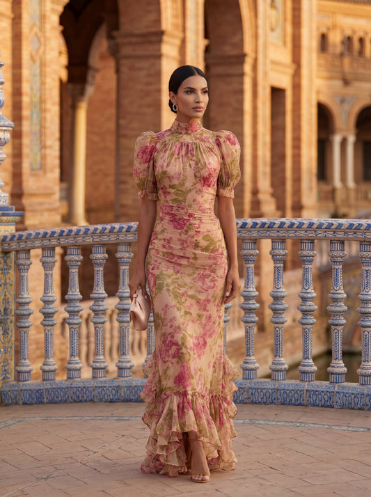 Robe Élégante Rosario en Soie – Maison de Lune