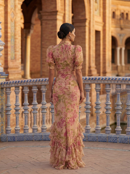 Robe Élégante Rosario en Soie – Maison de Lune