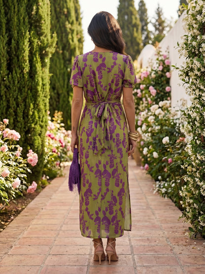 Robe Élégante en Tissu de Soie - Collection Maison de Lune