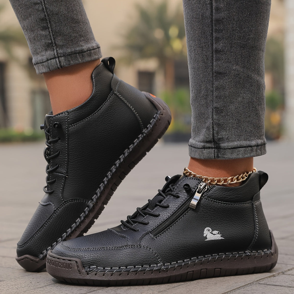 Noemi | Sneakers Orthopédiques à Fermeture Éclair