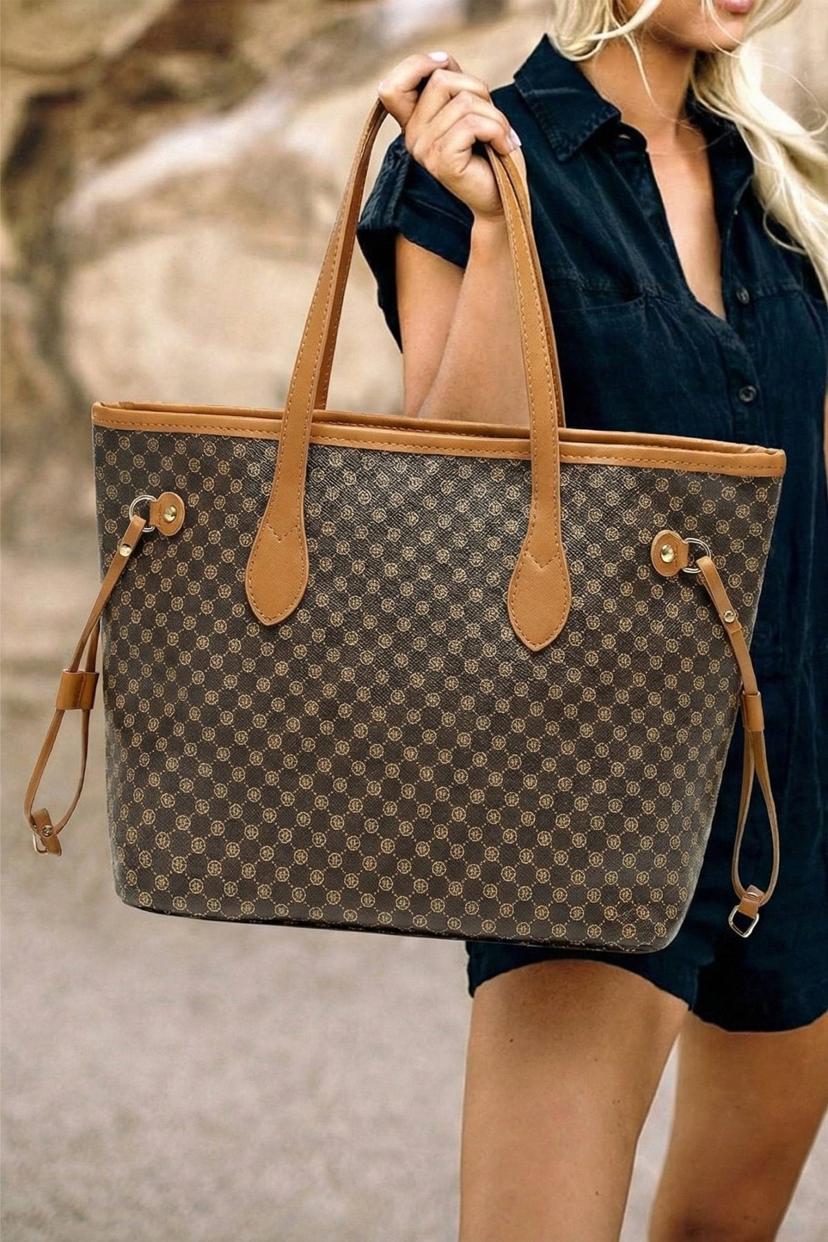 Brisa™ | Sac à bandoulière en cuir végétal imprimé