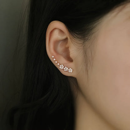 Gloria — Boucles d'Oreilles Florales Intemporelles