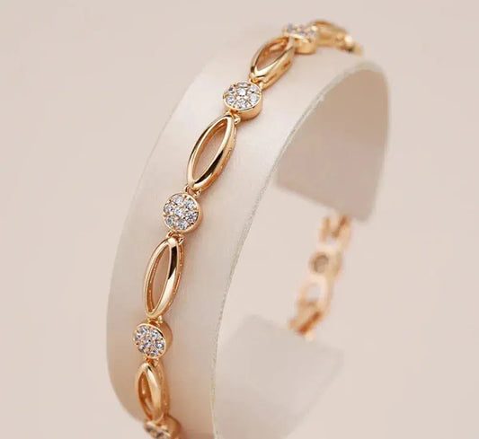 Socorro — Bracelet Doré Élégant Zircone