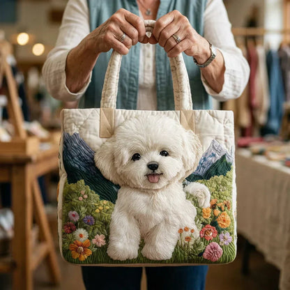 Sac Artisanal Matelassé | Chien Enchanté