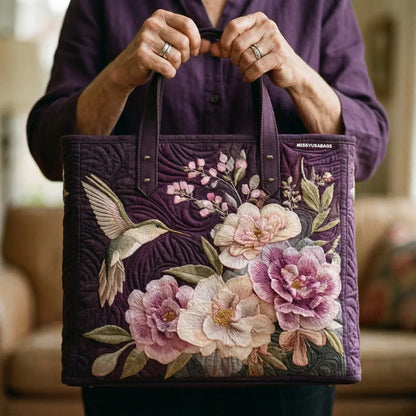 Sac Artisanal Matelassé | Colibri et Orchidées