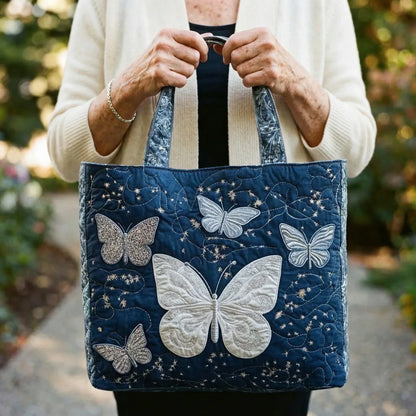 Sac Artisanal Matelassé | Papillon Argenté