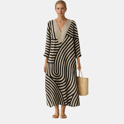 Freja™ | Robe Rayée Élégante