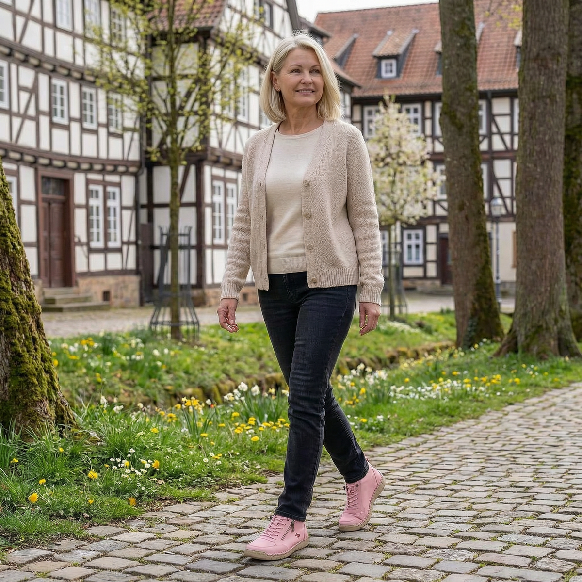 Noemi | Sneakers Orthopédiques à Fermeture Éclair
