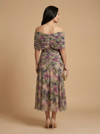Robe Santana en Soie Élégante - Maison de Lune