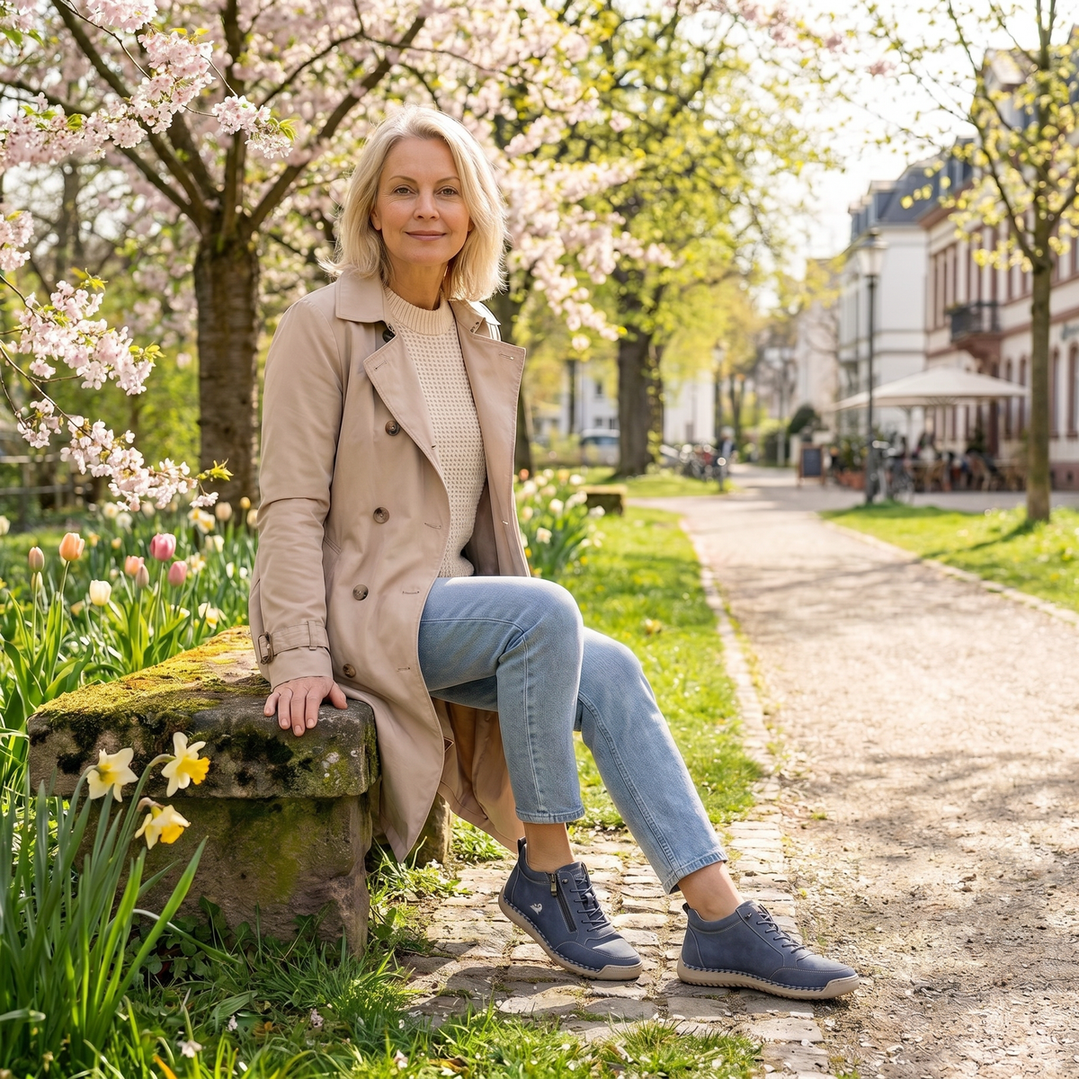 Noemi | Sneakers Orthopédiques à Fermeture Éclair