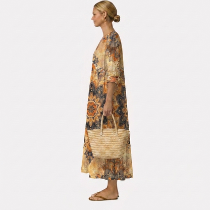 Dora™ | Robe Fleurie Élégance Naturelle