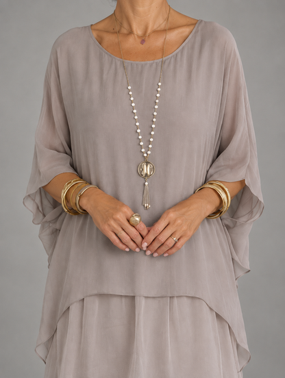 Lara™ | Robe Longue Fluide Élégante