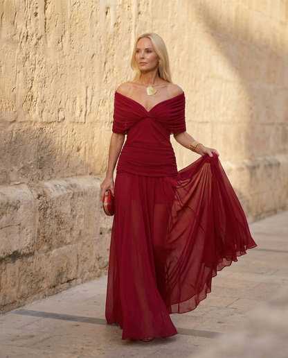 Robe Santana en Soie Élégante - Maison de Lune