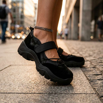 Chiara | Chaussures de Marche Confortables en Daim