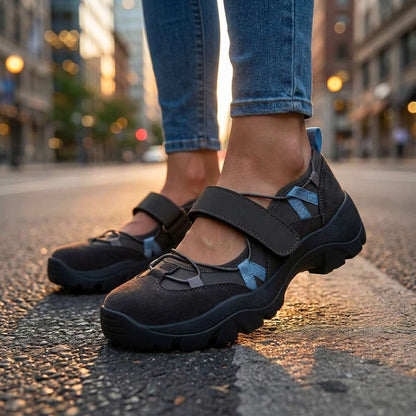 Chiara | Chaussures de Marche Confortables en Daim
