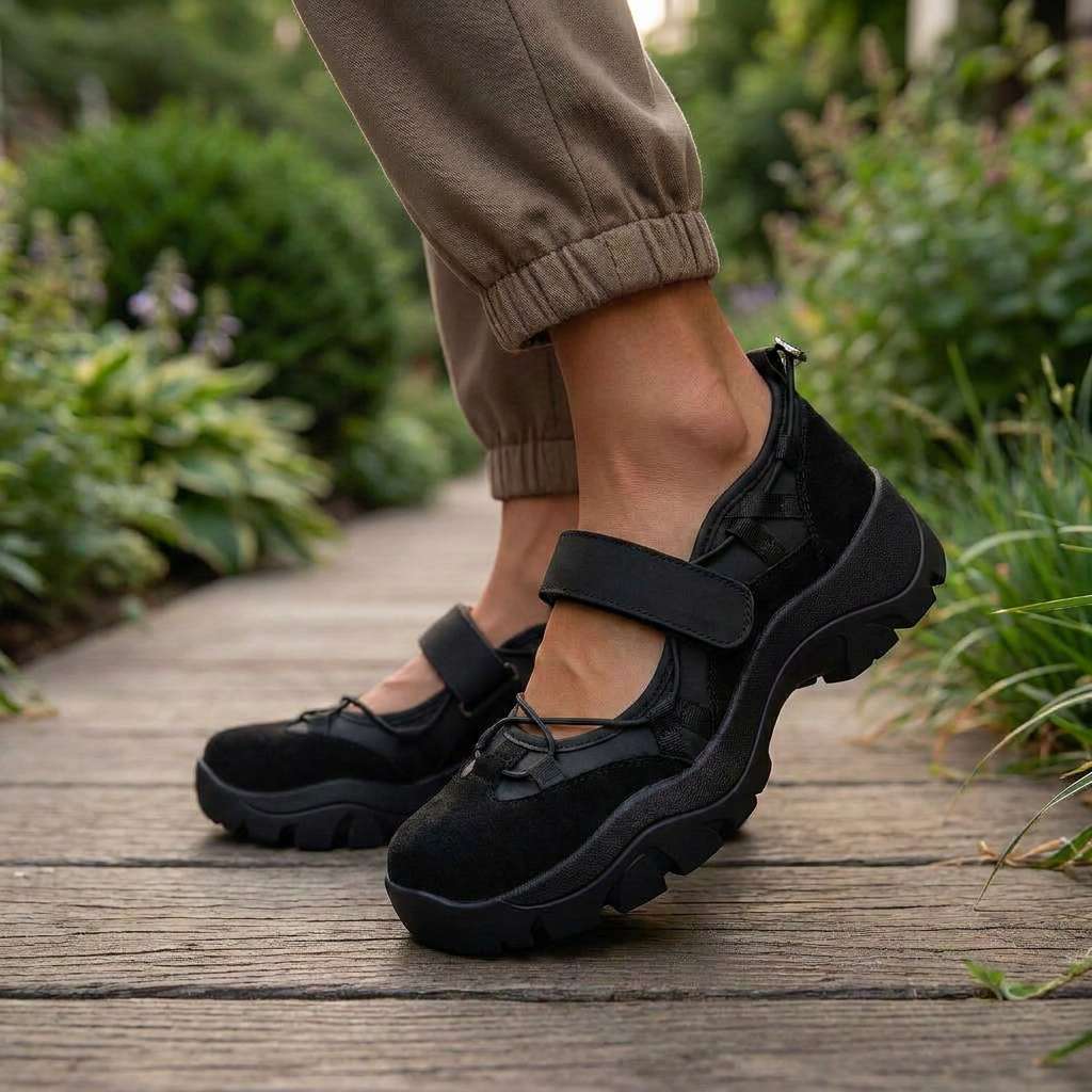 Chiara | Chaussures de Marche Confortables en Daim