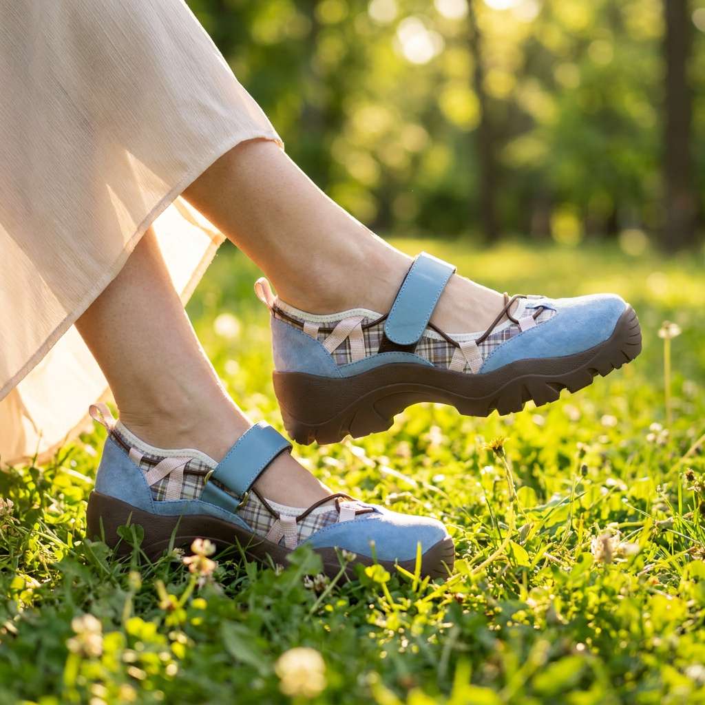 Chiara | Chaussures de Marche Confortables en Daim