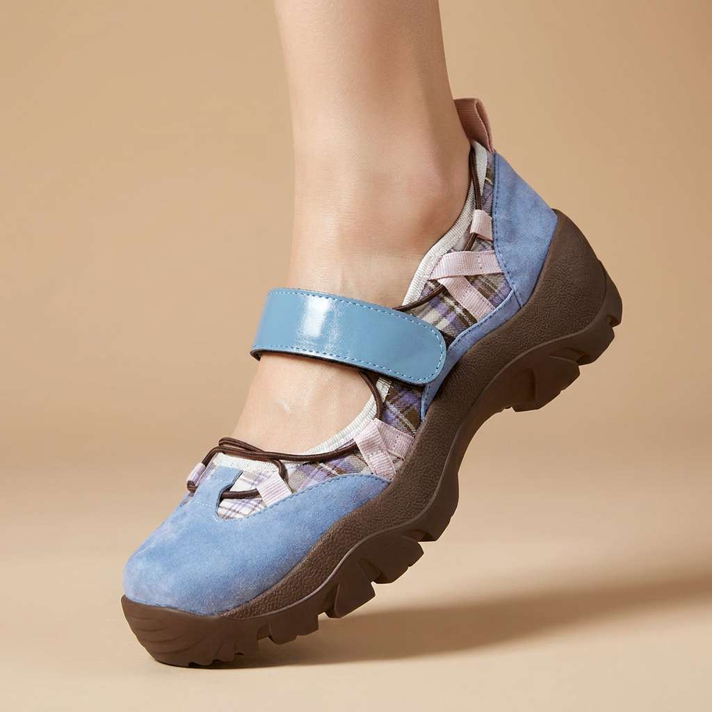 Chiara | Chaussures de Marche Confortables en Daim