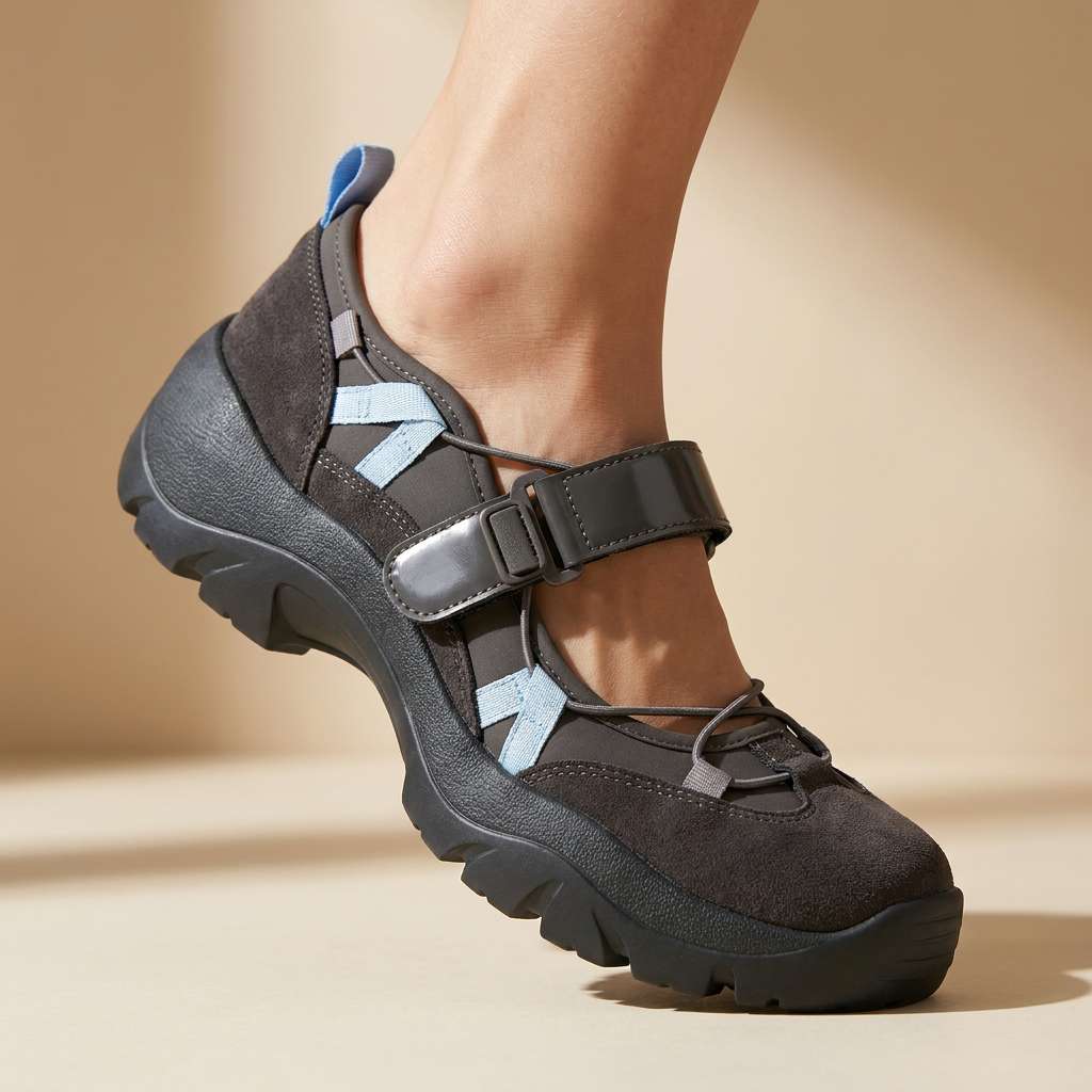 Chiara | Chaussures de Marche Confortables en Daim