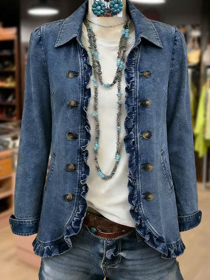 Rose | Veste à Volants