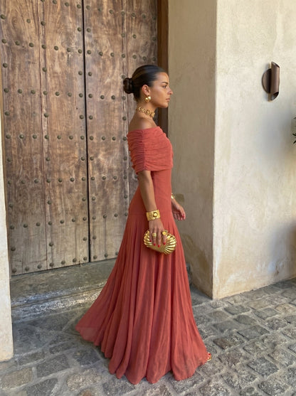 Robe Élégante Simba en Tulle de Soie - Maison de Lune