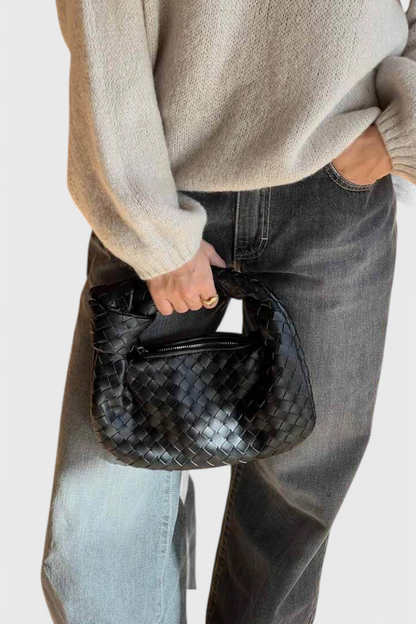 Sage™ | Mini sac satchel tissé