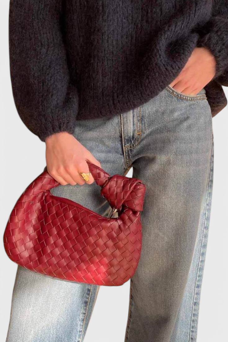Sage™ | Mini sac satchel tissé