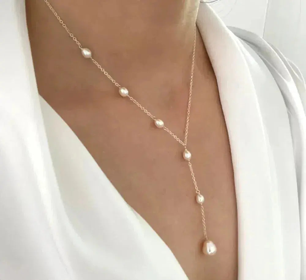 Remedios — Collier Vintage à Pendentif et Perles