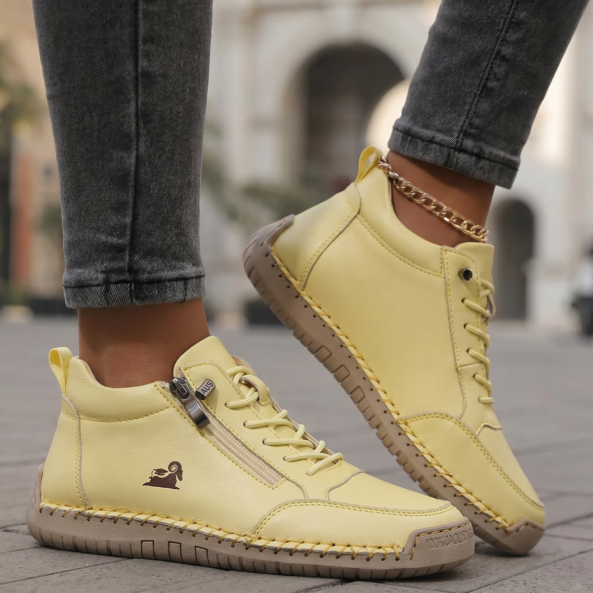 Noemi | Sneakers Orthopédiques à Fermeture Éclair